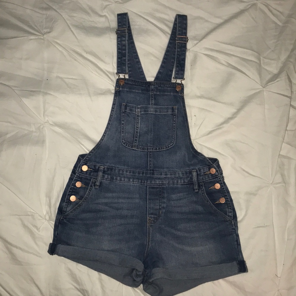 Overall Shorts